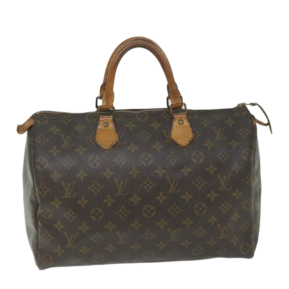 LOUIS VUITTON Monogram Speedy 35 Hand Bag M41524 LV Auth 58547 - Picture 13 of 16
